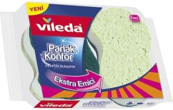 VİLEDA SÜNGER PARLAK KONFOR 2 Lİ OLUKLU - VİLEDA