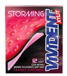 VIVIDENT STORMING ÇİLEK 33 GR.(18*) (20*) - VIVIDENT